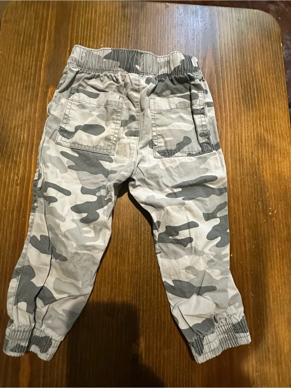The Children's Place Gray Camo Joggers